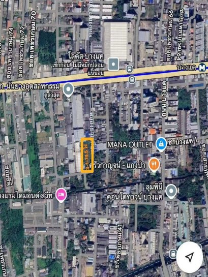 เหมาะทำโกดัง / ศูนย์กระจายสินค้า ! ให้เช่าที่ดินเปล่าระยะยาว 3-1-74.5 ไร่ ซอยเพชรเกษม 41 ใกล้เดอะมอลล์ บางแค