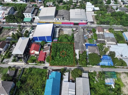 ขายที่ดินเปล่า 202 ตารางวา ซอยรามอินทรา 65 แยก 6 ใกล้ MRT สถานีรามอินทรา กม.6 เพียง 800 ม. เหมาะลงทุนทำโฮมออฟฟิศ สำนักงาน หรือบ้านเดี่ยวหรู ราคาพิเศษสุด!!