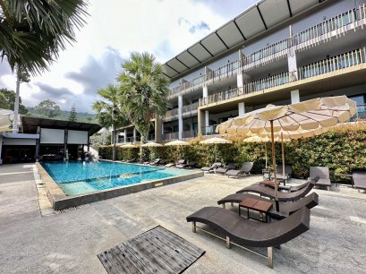 Special offer! 4-stars Hotel, 4storey 31 rooms and 14 pool villas on land size 3-3-10. Located in tourist zone, Chaweng beach, Koh Samui. Near Sheraton Samui resort!