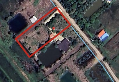 适合建造住宅的土地！位置优越、价格低于市场价！出售已填600平方哇，位于北柳府翁卡叻县西萨卡布村，地块近主干道“廊曼-北柳”线，环境清幽，适合居住或投资