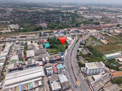 ขายที่ดินเปล่า 418.2 ตรว.  ติดถนนสิริโสธร ในอำเภอเมืองฉะเชิงเทรา เหมาะปลูกสร้างทำธุรกิจ