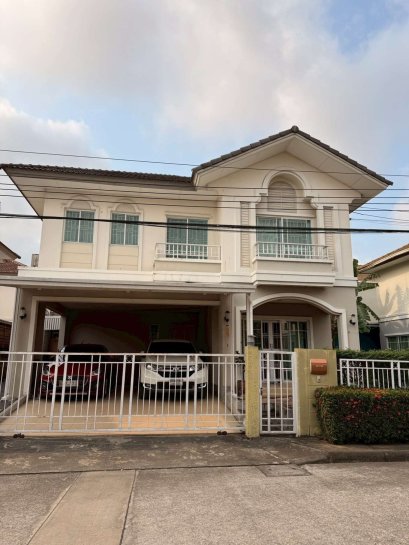 บ้านเดี่ยว 2ชั้น หลังใหญ่ โครงการ ภัสสร เพรสทีจ อ่อนนุช 55.8 ตร.ว. ใกล้ APL บ้านทับช้าง