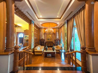 Riverfront House for Sale on the Chao Phraya River, Bang Pa-in, Ayutthaya | THB 59M | 3-Storey Estate, 5 Bedrooms, 412 sq.wah Land, Private 2-Storey Riverside Pavilion