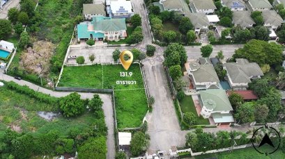 ขายที่ดินโซนพระราม 9 มอเตอร์เวย์ อ่อนนุช 65 ประเวศ | Golden Nakara 131.9 ตร.วา
