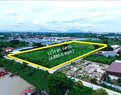 Land for sale: 12 rai in Choeng Noen Subdistrict, Mueang District, Rayong Province.