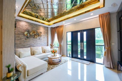 One of Only 4 Homes Featuring the Largest Design! Luxuriously Decorated &amp; Move-In Ready! Detached House for Sale at The City Bangna