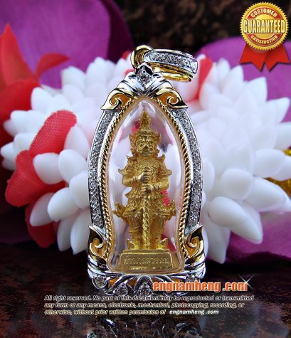 ท้าวเวสสุวรรณ รุ่น มหาโภคทรัพย์ (เนื้อทองคำ) หลวงพ่อพิเชษฐ์ วัดโคกหม้อ