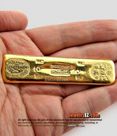 ทองคำแท่งยี่ห้อ เลี่ยงเส็งเฮง น้ำหนัก 152.40กรัม (10บาท)