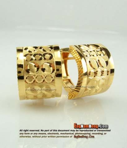 ต่างหูทอง 90% แกะลายสวยค่ะ