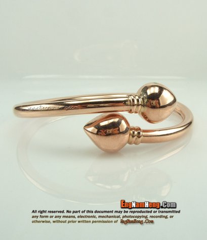 กำไล Pink Gold หัวบัวไขว้ ค่ะ