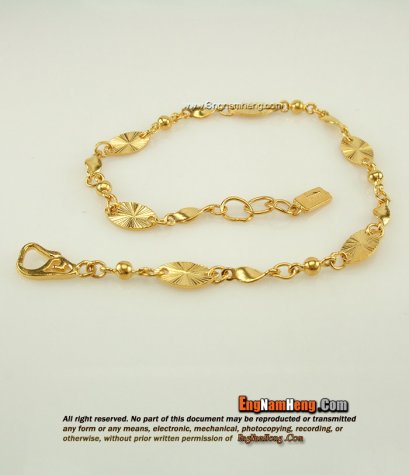 สร้อยแขนทอง 9999 ลายตัน น่ารักค่ะ