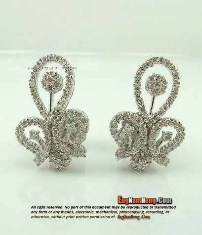 ต่างหูเพชรแท้ มาใหม่ สวยหรูมากค่ะ