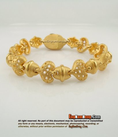 สร้อยแขนทอง 24K Prima Gold ลายหัวใจน่ารักค่ะ