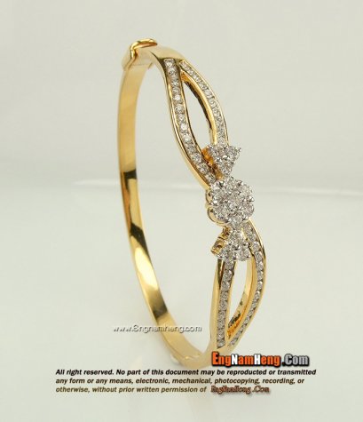 กำไลเพชรแท้  เบลเยี่ยมคัต ทรงสวย น่ารักค่ะ