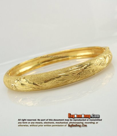 กำไลทอง 96.5% น้ำหนัก 1 บาท ลายหงส์และมังกรพ่นทราย สวยค่ะ