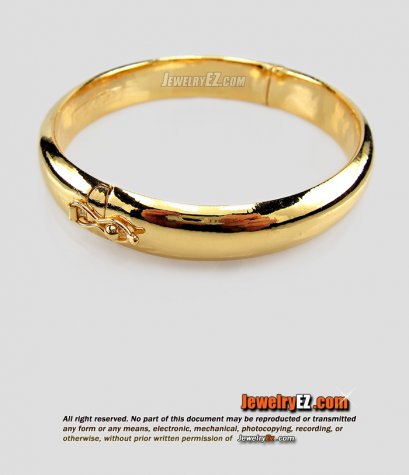 กำไลทองเกลี้ยง วงรี ทอง96.5% น้ำหนัก 2 บาท {โปรโมชั่นไม่คิดค่ากำเหน็จค่ะ}ใส่เล่นค่ะ