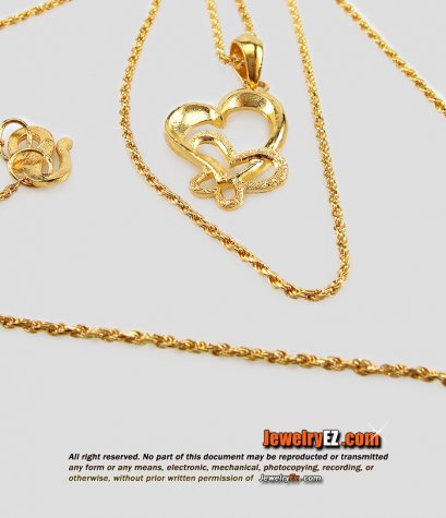 สร้อยคอทอง 24K(99.99%) งานนอก สวยน่ารักค่ะ