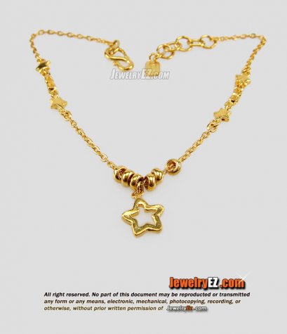 สร้อยแขนทอง 24K(99.99%)ทอง%สูง งานนอกจากไต้หวันค่ะ