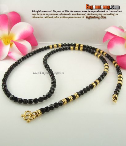 สร้อยคอนิลคั่นเม็ดทองแท้ 96.5 เปอร์เซ็นต์ น้ำหนักทอง 3.8 กรัม ทองห้างใหญ่ค่ะ