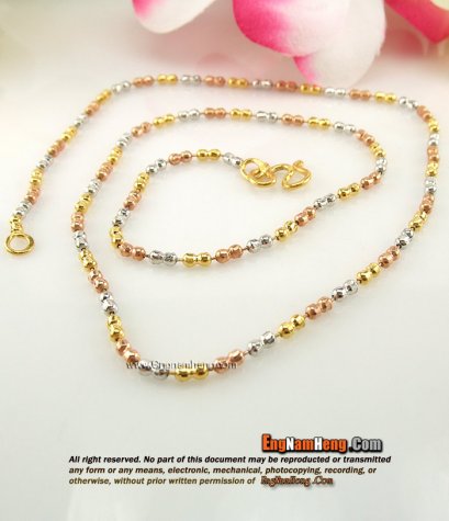 สร้อยคอทอง 96.5% ชุบสีแบบสร้อยอิตาลี น้ำหนัก 2 สลึงค่ะ