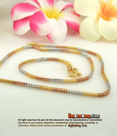 สร้อยคอทอง 96.5% น้ำหนัก 1 บาทชุบสีเหมือนทองเคอิตาลีค่ะ