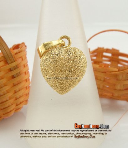 จี้หัวใจทองแท้ 99.99% ค่ะ