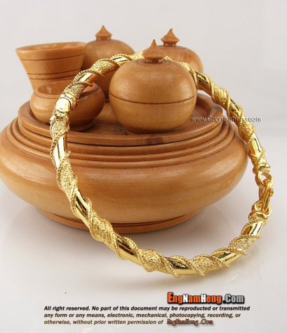 กำไลทอง 96.5% น้ำหนัก 1 บาท สำหรับข้อมือเล็กค่ะ