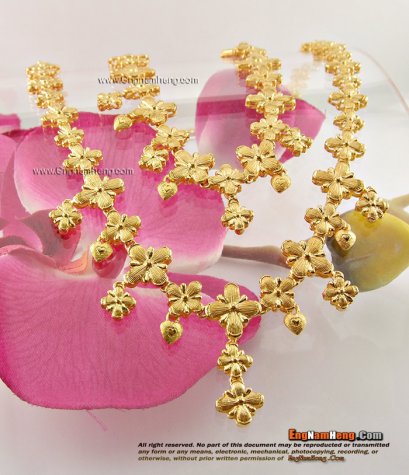 สร้อยคอ+สร้อยแขนทอง 96.5% ลายสวยน่ารัก น้ำหนักรวม 4.08 บาทค่ะ