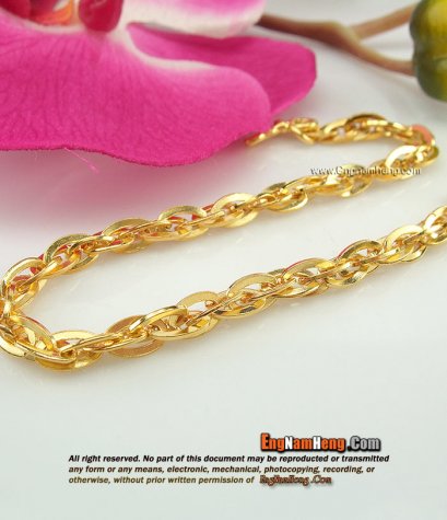 สร้อยแขนทอง 99.99 เปอร์เซ็นต์ ลายตันแข็งแรงค่ะ