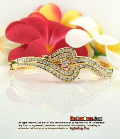 กำไลเพชร เบลเยี่ยมคัท น้ำ97 VVS1 สวยหรูค่ะ