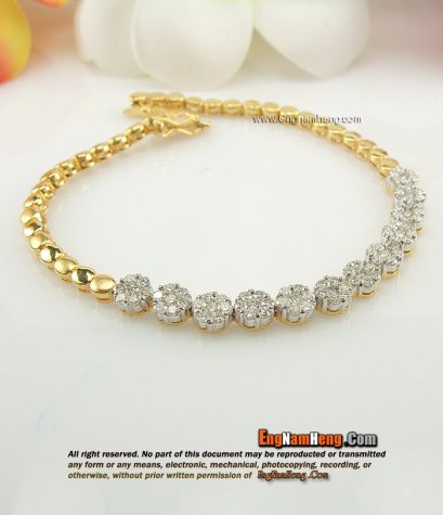 สร้อยแขนเพชร 1.44 กะรัต ใส่คู่กับสร้อยคอ DN013 ค่ะ (K119)