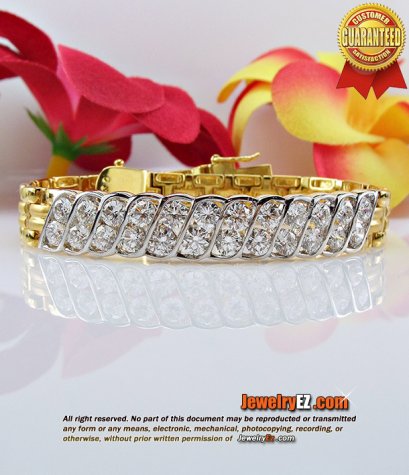 สร้อยแขนเพชรเบลเยี่ยมคัท น้ำ98 F-Color/VVS1 น้ำหนัก 3.53 กะรัต เพชรขาว สวยวิ๊ง ไฟดีวิ้บวั้บมากๆค่ะ