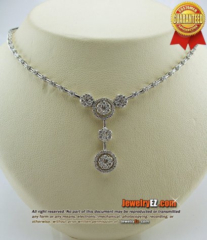 สร้อยคอเพชร เบลเยี่ยมคัท G-Color/VVS1 รูปแบบทันสมัยใหม่ล่าสุดค่ะ