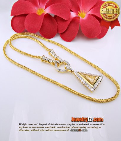 สร้อยคอทอง 96.5 เปอร์เซ็นต์ หัวท้ายเพชรแท้เบลเยี่ยมคัท สวยน่ารักมากๆค่ะ