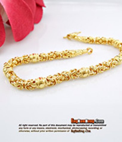 สร้อยแขนทอง 96.5% น้ำหนัก 7.6 กรัม ลายวีณา สวยคลาสสิกค่ะ