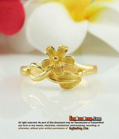 แหวนทอง 96.5% น้ำหนัก 1 สลึง ขนาดแหวนเบอร์ 53 ค่ะ