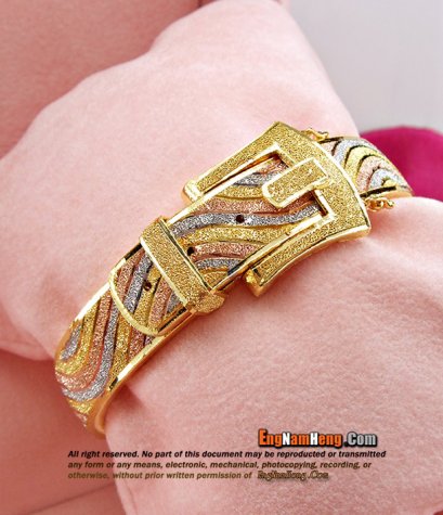 กำไลทอง 96.5% น้ำหนัก 30.4 กรัม ลายหัวเข็มขัด ลง 3 สีสวยมากๆๆค่ะ