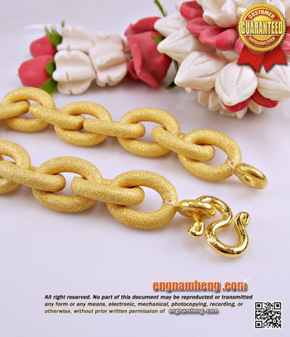 สร้อยแขนทอง 96.5% น้ำหนัก 5 บาท โซ่นางฟ้าลงทรายละเอียด สวยมากๆค่ะ