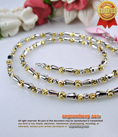 สร้อยคอทองอิตาลี 18K (750) ลายมาใหม่ใส่สวย เงาวิบวับ สวยค่ะ