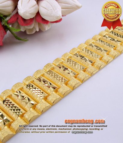 สร้อยแขนทอง 96.5% น้ำหนักทอง 3 บาท เลสผู้ชาย ใส่เท่ห์ค่ะ