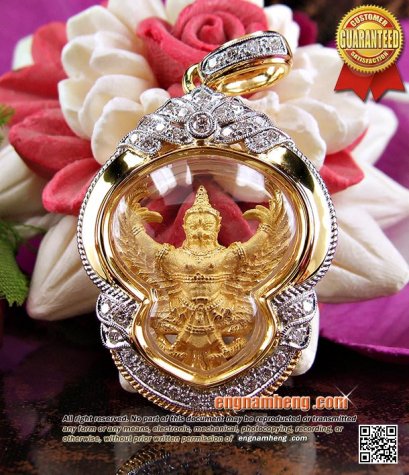 องค์พญาครุฑ เนื้อทองคำบริสุทธิ์ 99.99% รุ่นมหาเศรษฐี พิมพ์เล็ก วัดโพธิ์ทอง ขนาดน่ารักค่ะ