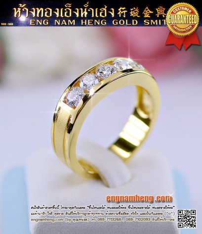 แหวนเพชรเบลเยี่ยมคัท น้ำ 98% F-Color/VVS2 น้ำหนักเพชรรวม 1.55 กะรัต พร้อมใบเซอร์จากสถาบัน GIA ทั้ง 5 เม็ดค่ะ เพชรขาวจั๊ว เล่นไฟวิ้งสุดๆ ตัวเรือนทองคำหนาแข็งแรง สวยมากค่ะ