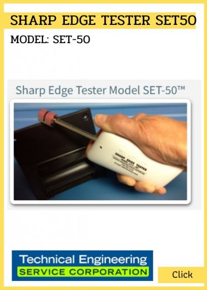  Sharp Edge Tester Model SET-50™