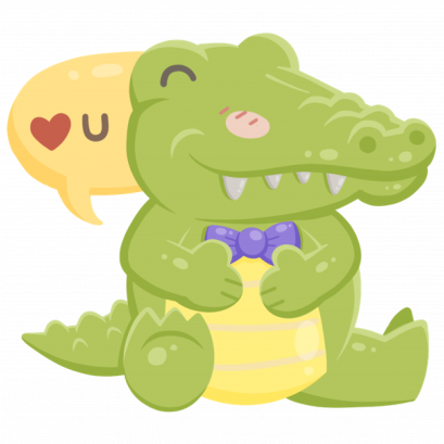 Sticker Flakes Thummada - Love You