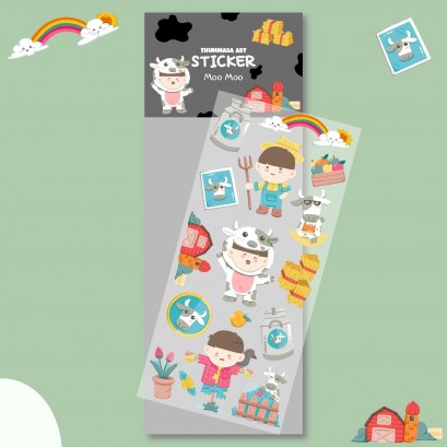 Premium Sticker - Moo Moo