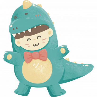 Sticker Flakes Animal - Dino