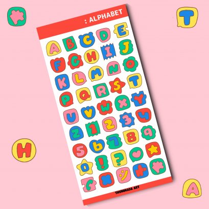 Mini Sticker - Alphabet
