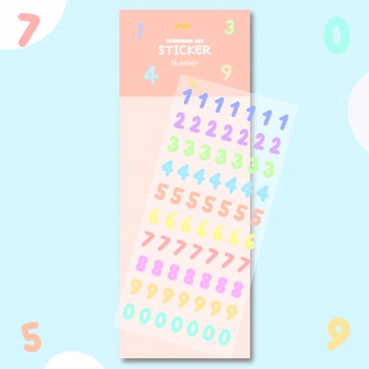 Premium Sticker - Number