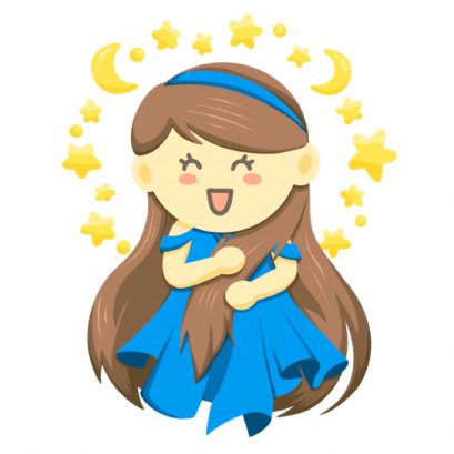 Sticker Flakes Zodiac - Virgo