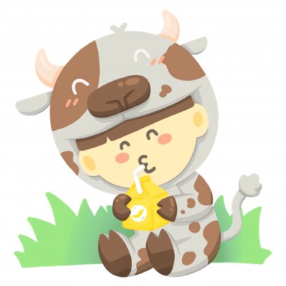 Sticker Flakes Zodiac - Taurus